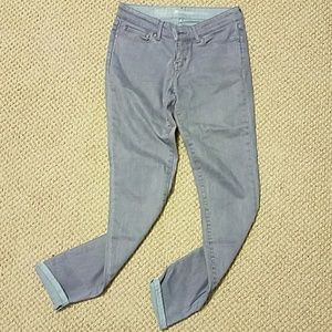 Levi's lilac skinny stretch jeans